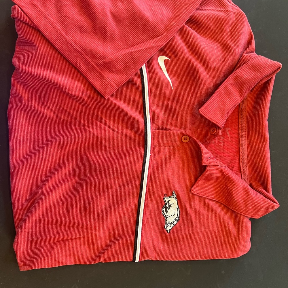 Arkansas Razorbacks Nike Dri-FIT Red Athletic Polo